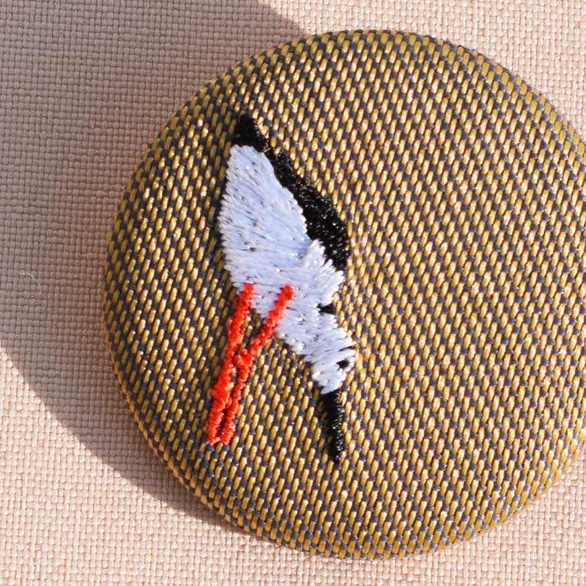 Échasse blanche - Petite broche – Image 2
