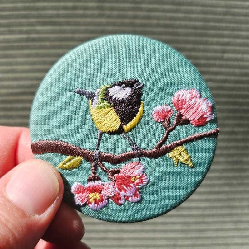 La mésange charbonnière – Grande broche