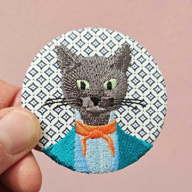 Le chat Hippolyte – Grande broche