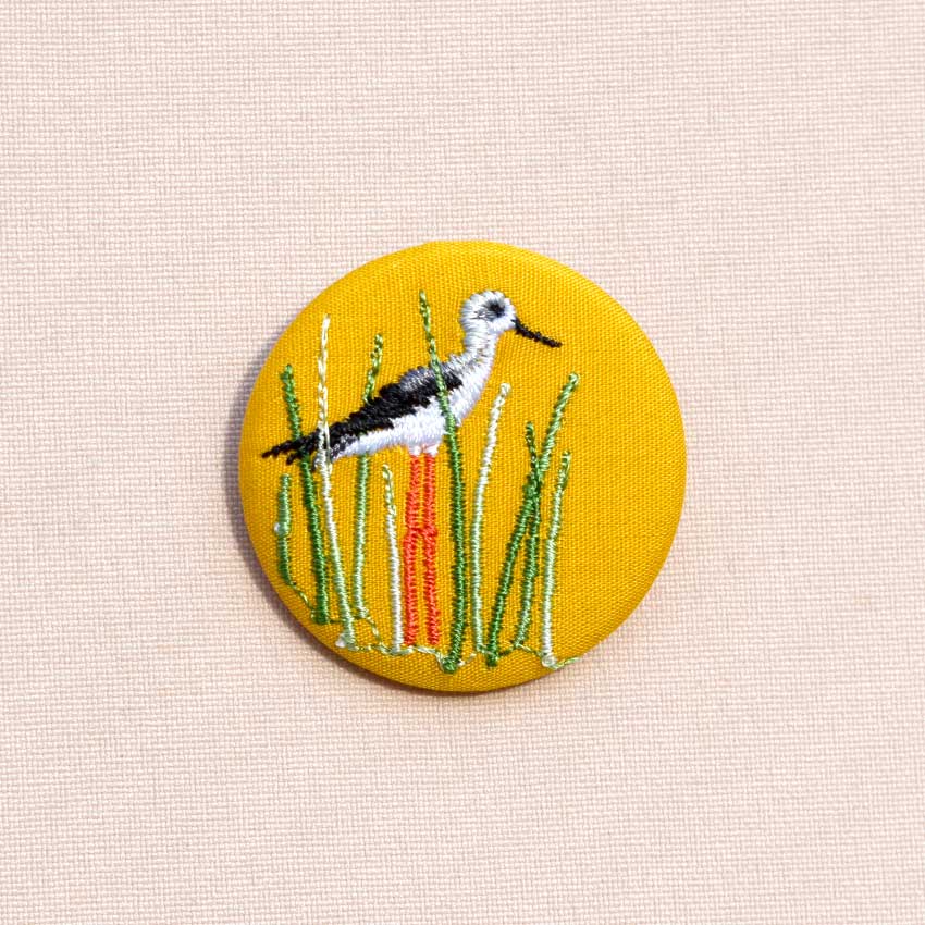 Échasse blanche - Petite broche