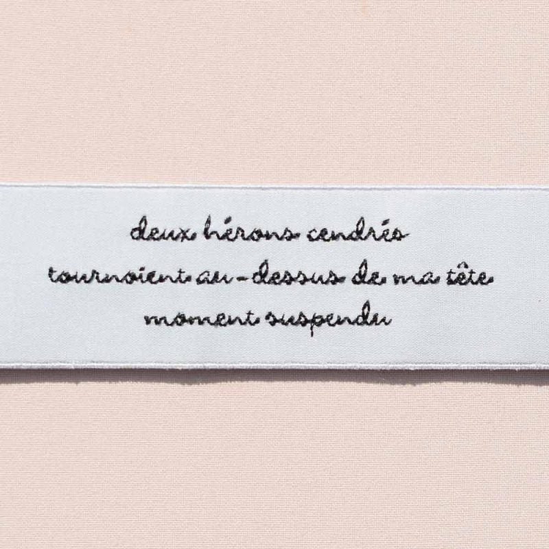 Deux hérons cendrés – Haïku