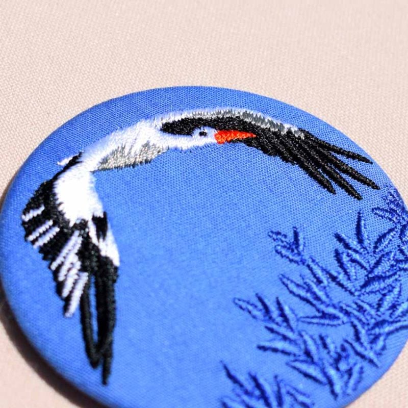La cigogne – Grande broche